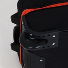 Чемодан детский на колёсах 32 л (S) Sacvoyage, на молнии, оранжевый/чёрный - Фото 7