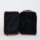 Чемодан детский на колёсах 32 л (S) Sacvoyage, на молнии, оранжевый/чёрный - Фото 9