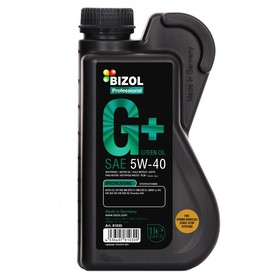 Масло моторное BIZOL Green Oil+ 5W-40 SN C3, НС-синтетическое, 1 л