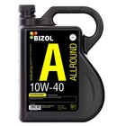 Масло моторное BIZOL Allround 10W-40 SN A3/B4 MA2, НС-синтетическое, 5 л - фото 97362