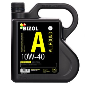 

Масло моторное BIZOL Allround 10W-40 SN A3/B4 MA2, НС-синтетическое, 4 л