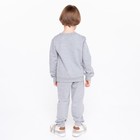 Костюм детский (свитшот, брюки), цвет серый МИКС, рост 110 см (5 лет) - Фото 3