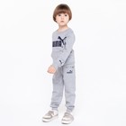 Костюм детский (свитшот, брюки), цвет серый МИКС, рост 110 см (5 лет) - Фото 5