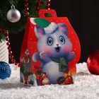 Подарочная новогодняя коробка «Сладкое счастье», домик, для сладких подарков, 12×8.5×17.5 см - Фото 2