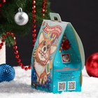 Подарочная новогодняя коробка домик «Кот и Корги», для сладких подарков, 12×8.5×17.5 см - Фото 5