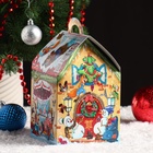 Подарочная новогодняя коробка «Отдых», домик, для сладких подарков, 12?12?19 см (комплект 5 шт) - фото 52265580