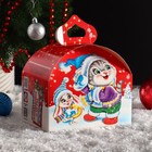 Подарочная коробка "Снежки", сундучок, 18,5 х 12,5 х 16,5 см (комплект 5 шт) - фото 28137379