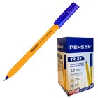 Ручка шариковая масляная Pensan ТR-23, узел-игла 1.0 мм, трёхгранная, чернила синие - фото 298705767