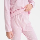 Пижама детская для девочки KAFTAN Sister, р.30 (98-104), розовый - Фото 4