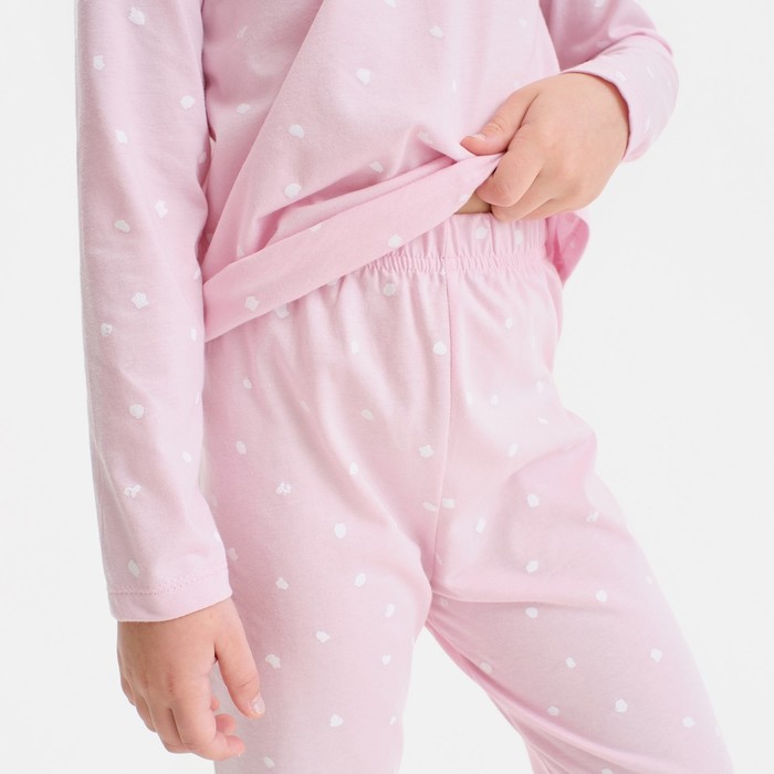 Пижама детская для девочки KAFTAN Sister, р.30 (98-104), розовый - фото 1907503962