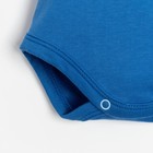 Боди детское Крошка Я "Dino", рост 68-74 см, цвет синий - фото 804966044