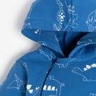 Комбинезон с капюшоном Крошка Я "Dino", рост 86-92 см, цвет синий 7710991