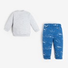 Комплект: джемпер и брюки Крошка Я "Dino", рост 80-86 см, цвет серый/синий - Фото 4