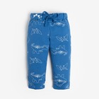 Комплект: джемпер и брюки Крошка Я "Dino", рост 80-86 см, цвет серый/синий - Фото 5