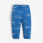 Комплект: джемпер и брюки Крошка Я "Dino", рост 80-86 см, цвет серый/синий - Фото 8
