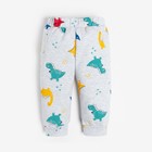 Комплект: боди, шапочка и брюки Крошка Я "Dino", рост 74-80 см - фото 41179248