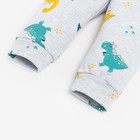 Комплект: боди, шапочка и брюки Крошка Я "Dino", рост 74-80 см - фото 41179250