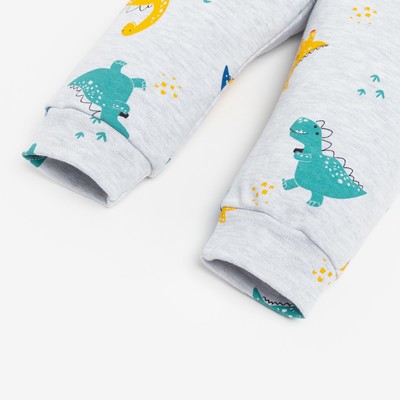 Комплект: боди, шапочка и брюки Крошка Я "Dino", рост 74-80 см