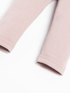 Комплект: платье и легинсы Крошка Я «Киса», рост 68-74 см, бежевый, лиловый - фото 31316271