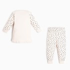 Комплект: джемпер и брюки Крошка Я «Киса», рост 80-86 см, цвет бежевый - фото 25321350