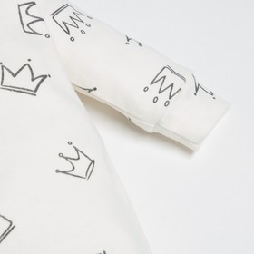 Комбинезон Крошка Я «Princess», рост 80-86 см, цвет бежевый