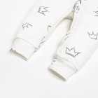 Комбинезон Крошка Я "Princess", рост 86-92 см, цвет бежевый - фото 21713878