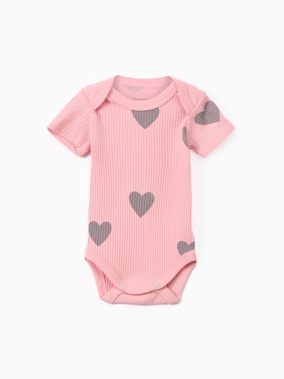 Боди для девочки «Крошка Я. Сердца», рост 68-74 см, розовое