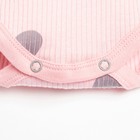 Боди Крошка Я «Сердца», рост 74-80 см, цвет розовый - фото 22476356