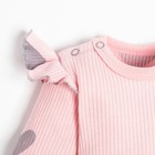 Костюм: джемпер и легинсы Крошка, Я «Сердца», рост 80-86 см, цвет розовый - Фото 3