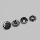 Кнопка установочная, Омега 61 (О-образная), d = 15 мм, цвет чёрный никель - Фото 3