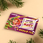 Шоколад новогодний с предсказанием «Узнай что тебя ждет», 5 г. (комплект 2 шт) - фото 27563880