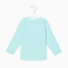 Лонгслив для девочки, цвет мятный, рост 74 см 9209292