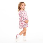 Платье для девочки, цвет розовый/розы, рост 104 см - фото 321354885