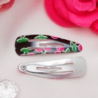 Невидимка для волос "Цветик вишенка" (набор 12 шт) 3 см - Фото 1