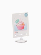 Ценникодержатель на круглой подставке, пластик, 5×5×2,9 см, цвет прозрачный - фото 28750585