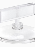 Ценникодержатель на круглой подставке, пластик, 5×5×2,9 см, цвет прозрачный - фото 28750586