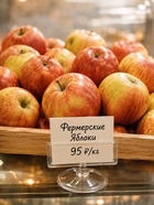 Ценникодержатель на круглой подставке, пластик, 5×5×2.9 см, прозрачный - Фото 2