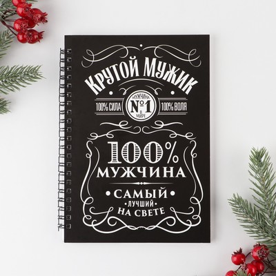 Ежедневник А5, 60 листов, недатированный, в подарочной коробке «Хозяину жизни»