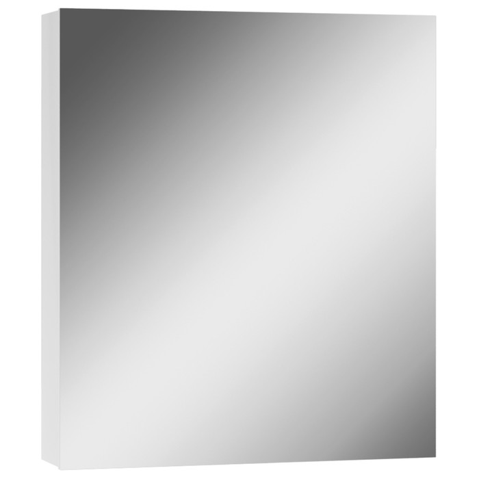 Зеркало шкаф для ванной комнаты «Айсберг. Норма 60», с дверью, 604×141×694 мм, цвет белый - Фото 1