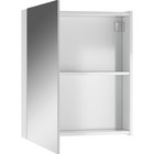 Зеркало шкаф для ванной комнаты «Айсберг. Норма 60», с дверью, 604×141×694 мм, цвет белый - Фото 3