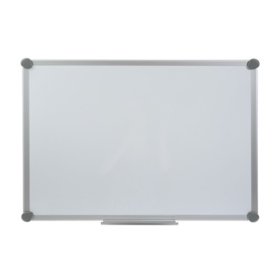 Доска магнитно-маркерная, Calligrata SLIM, 60×90 см, в алюминиевой рамке, с полочкой