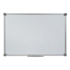 Доска магнитно-маркерная, Calligrata SLIM, 90×120 см, в алюминиевой рамке, с полочкой - Фото 2