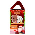 Набор для творчества. Кружка-раскраска с открытками на новый год «Дед Мороз и зверята» - фото 39798040