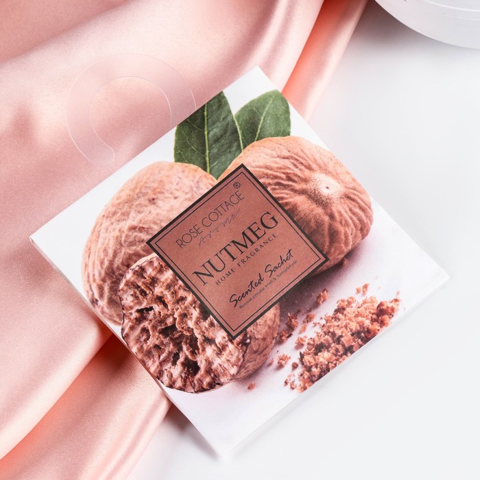 Аромасаше на подвесе ROSE COTTAGE AROMA, 11×11 см, 17 г, ореховое наслаждение - Фото 1