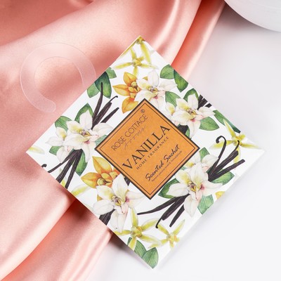 Аромасаше на подвесе ROSE COTTAGE AROMA, 11×11 см, 17 г, ваниль