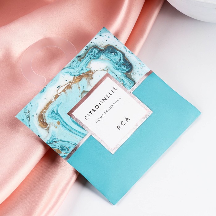 Аромасаше на подвесе «Мрамор.ROSE COTTAGE AROMA», 11×11 см, 18 г, цитрус - Фото 1