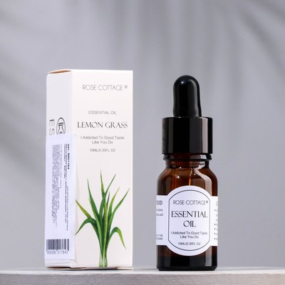 Ароматическое масло с удобным дозатором ROSE COTTAGE AROMA, 10 мл, лемонграсс