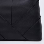 Сумка-мешок "Сакси" на молнии, цвет чёрный - Фото 5