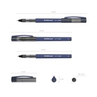 Ручка-роллер ErichKrause "UT-1300", узел 0.7 мм, чернила синие, мягкое, тонкое и чистое письмо - фото 9778623