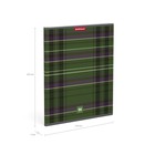 Тетрадь 96 листов в клетку, ErichKrause Scottish Cage, обложка мелованный картон, блок офсет 100% белизна, МИКС (1 вид в спайке) (комплект 5 шт) - фото 21715230